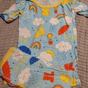 Colorful Weather-Themed Pajama Set